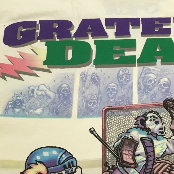 Grateful Dead Steal Your Faceoff Tie Dye Liquid Blue Shirt Size Large - Picture 8 of 9
